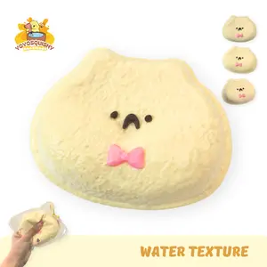 YOYOSQUISHY Bow Hamster Water Texture Taba Squishy Toy  Cute Extra Squishy Handmade Slow Rebound Food-Grade Silicone