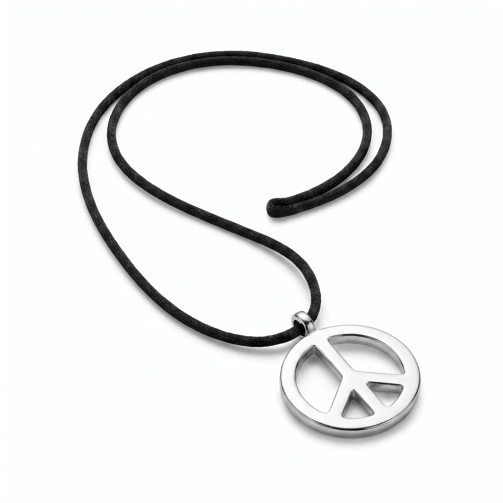 Groovy 60's Peace Medallion Necklace