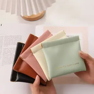 Multiple-color Vintage Brown PU Leather Jewelry bag