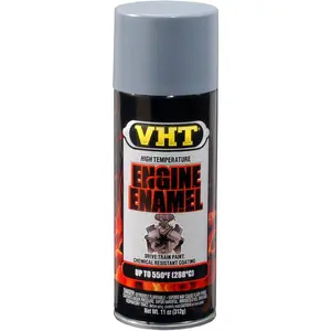 SP148 550 °   Engine Enamel High Heat Spray Paint Primer – Light Gray, Gloss – 11 oz. Aerosol Can