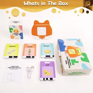 sight words Games Talking Flash Cards Learning English Machine Education Electronic Book Toddlers 2-6 Years Reading Gadget