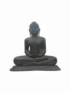 Large Ironwood Southeast Asian Carved Buddha Statue