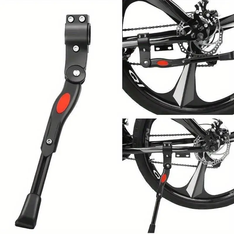 Adjustable Bicycle Kickstand Parking Rack Bicycle Side Support Kickstand Bike Parts for 22 24 26 Inch Mountain Bike