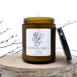 TOMATO LEAF 8OZ SOY CANDLE