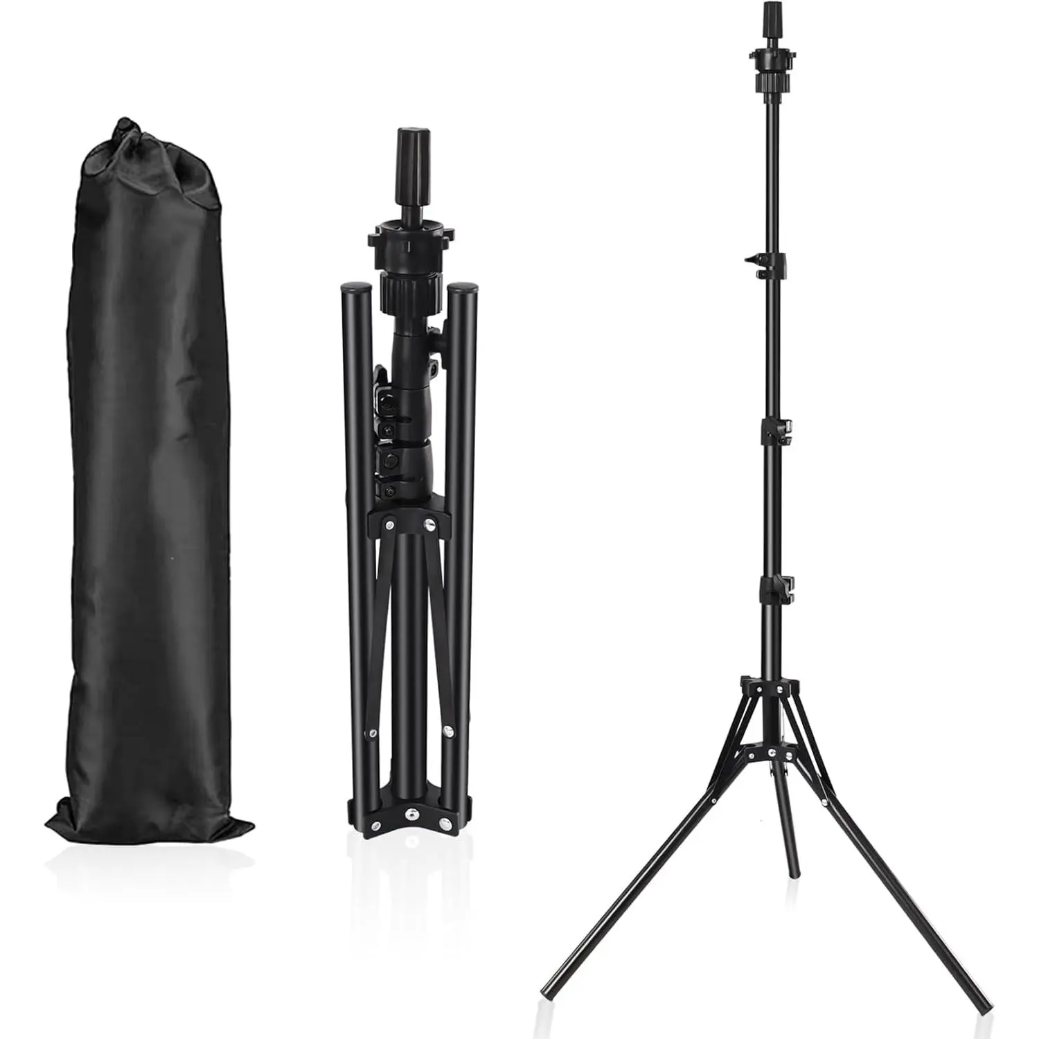 Mannequin  Stand, Adjustable Wig Stand, Reinforced Metal Mannequin  Stand for  Hairdressing