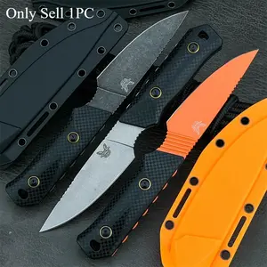New High Quality Durable Straight Knife, D2 Steel Blade, Nylon Fiber Handle, Kitchen Fruit Knife, Outdoor Camping Hiking Portable Multipurpose Knives, Pocket Tool, Tactical Knives