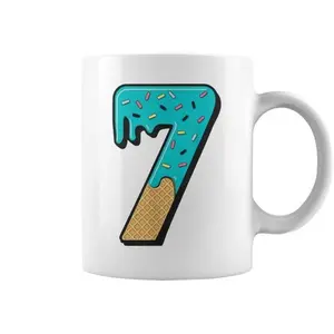 Six Seven Ice Cream 67 Fun Mason Meme Easy Halloween Costume Coffee Mug 11oz & 15oz Dishwasher Microwave Safe Premium Stoneware Ceramic Funny Graphic Print - Bird