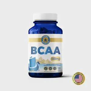 Vykee Nutrition BCAA Capsules – 1000mg Branched-Chain Amino Acids (2:1:1 Ratio) for Muscle Recovery, Endurance & Protein Synthesis | Vegan, Non-GMO | 120 Capsules