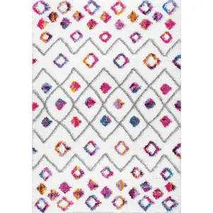 Tatyana Moroccan Diamond Trellis Shaggy