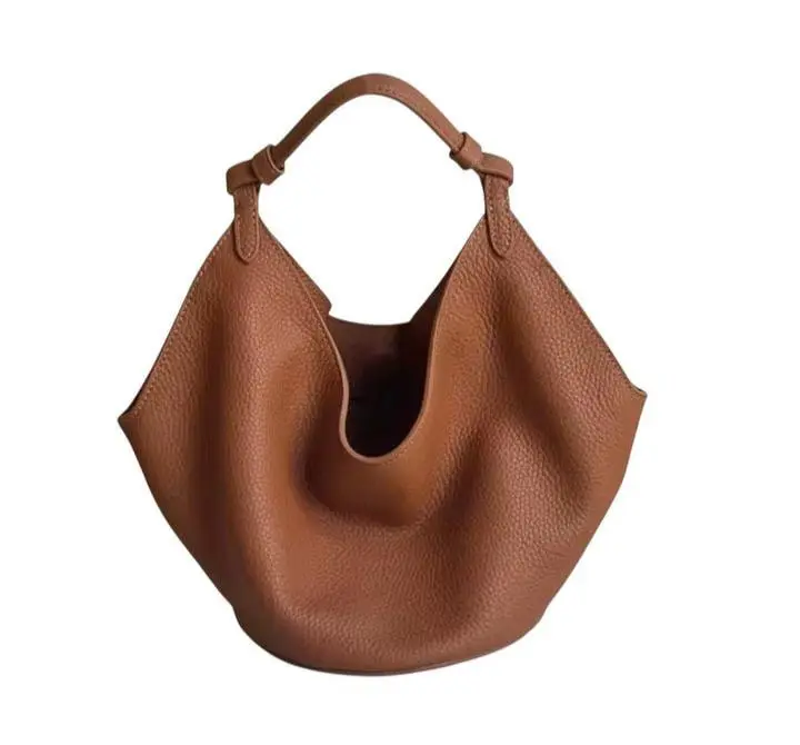 Sophia - Genuine Leather Small Hobo Bag with Relaxed Slouchy Design & Spacious Interior for Everyday Essentials