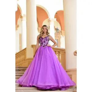 Ava Presley 28579 Basque Waist Ball Gown on SALE