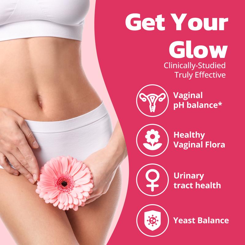 VIVI Youth Probiotics – pH Balance, Feminine Odor Control & Yeast Support, Probiotics for Women with Prebiotics & Lactobacillus Blend, 60 Capsules