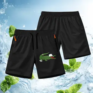 Men's Workout Shorts with Zipper Pockets – Lightweight Quick Dry Athletic Shorts, Elastic Waist Drawstring, Running, Gym, Fitness, Basketball, Outdoor Activewear Shorts