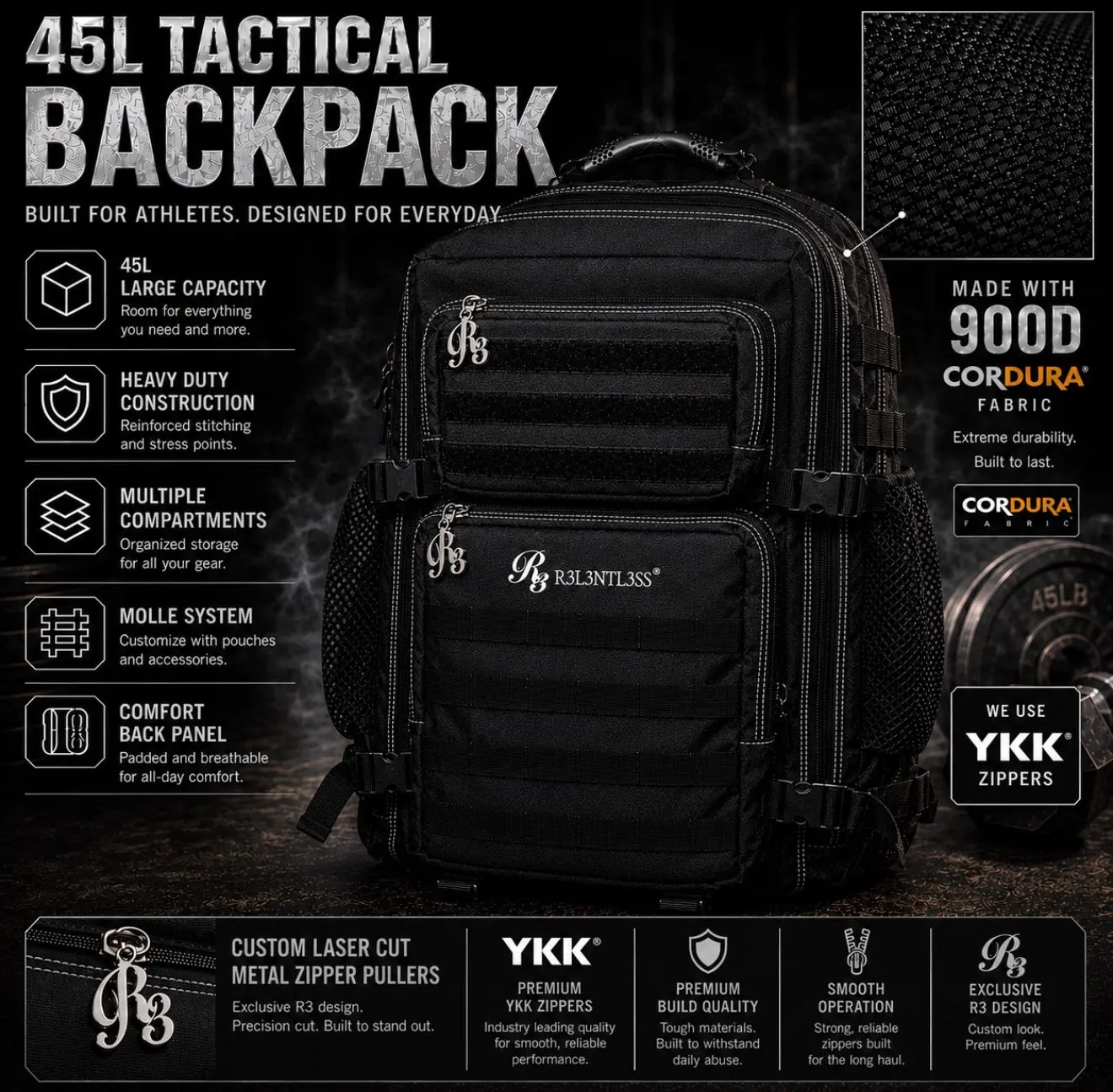 Phantom Elite 45L Tactical Backpack