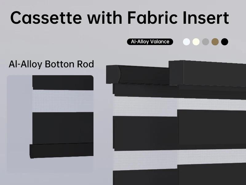 Factory Price Blackout 100% Polyester Horizontal zebra Blind Fabric Popular zebra Roller Blinds Fabric for Window Blinds Fabric