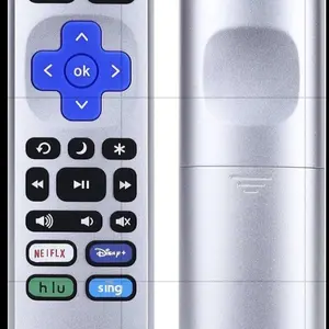 Universal Replacement Remote Accessories for Roku Smart TVs - Works w/ TCL, Hisense, Sharp TVs, Easy Setup
