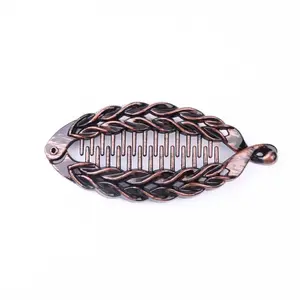 1Pcs Vintage Fish Shape Hair Clip Women Lazy Hair Comb Clips Banana  Hair Claw Clips Hair Barrettes Hairpins Hair Accessories