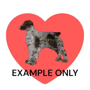 Customizable Resin Brittnay Spaniel keychain/3D magnet