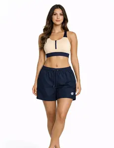 Dionies Athletic Corset Sports Bra with Padding