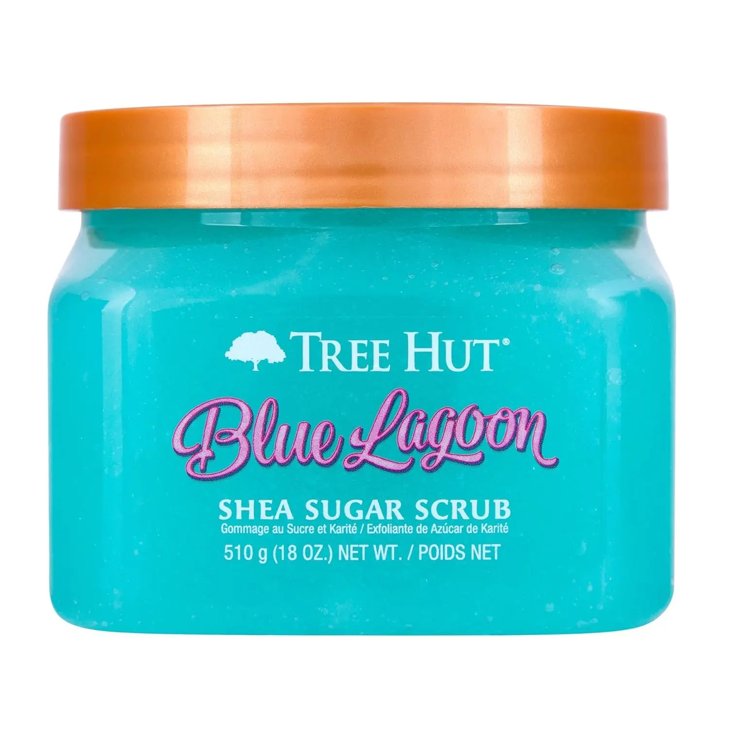 Blue Lagoon Body Scrub, Exfoliating Sugar Scrub, Vegan, 18 Oz | Exfoliating & Nourishing with Shea Butter & Essential Oils, Body Exfoliator for All Skin Types, Self Care Gifts for Women