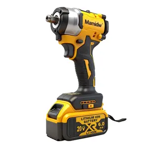 1/2" Cordless Brushless Impact Wrench, 2-in-1 Wrench & Screwdriver, Tool Only – Compatible with DeWalt 20V Batteries, with LED Light – for Auto Repair, Home Remodel, DIY & Construction.