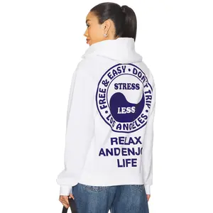 Free & Easy Lifesaver OG Hoodie in White Unisex