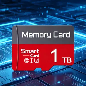 2 Complete Sets 1TB Durable MicroSDXC Card for Mobile Phones & Car Audio, SD Memory Card for Dash Cams, Micro TF SD Cards for Surveillance Cameras, Micro SD Card for PC, SD Card for Camera Storage