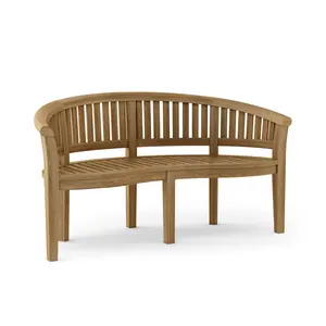 Anderson Teak Curve 3-Seater Extra Thick Bench