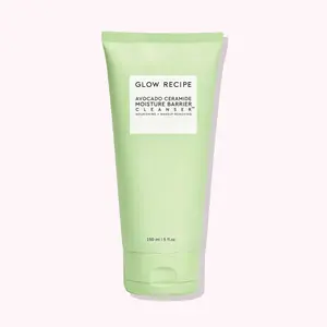 Glow Recipe Avocado Ceramide Moisture Barrier Cleanser, Soothes Redness, Hydrates & Strengthens, Gentle Facial Cleanser