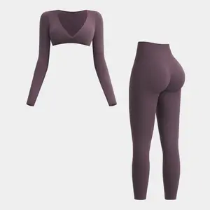 MFVIM women’s two-piece athletic set, casual comfortable sportswear suitable for the gym and everyday activities, workout loungewear, stretchy set