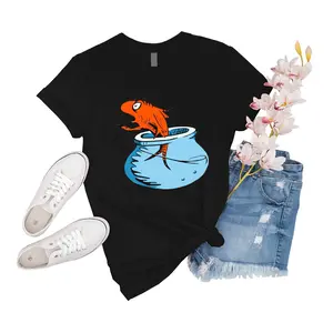 T-Shirt Unisex The Lorax Movie Fish Boy Tee Big Short Shirt Girl Event Women Gift For Men Novelty Shirts Friend Family