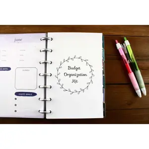 Budget Planner Extension Kit for the Mini Happy Planner, Fits 7-Disc Notebook, Mini Happy Planner Budget Kit Finance Kit for the Mini Happy Planner (Planner Not Included)
