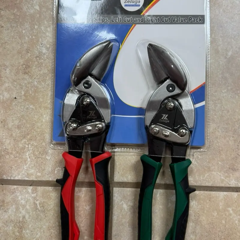 Zeluga Heavy-Duty Left and Right Aviation Snip Combo Pack (10-128 Model)