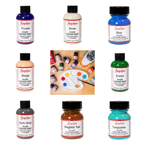 Angelus Acrylic Leather Paint (1 Ounce or 4 Ounce) - All Colors
