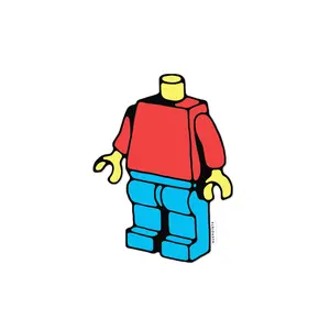 Lego Style Man Rug