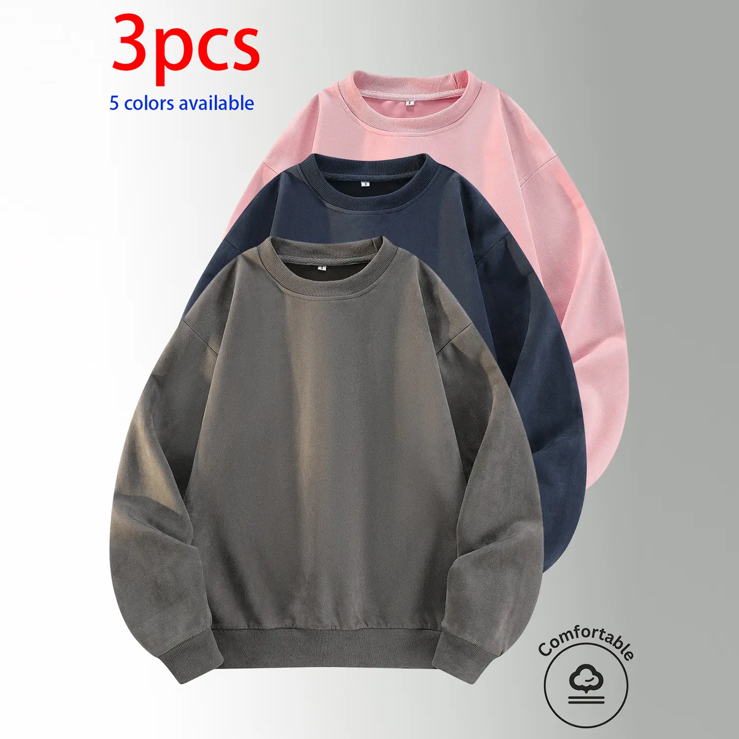 Dark gray + dark blue + pink