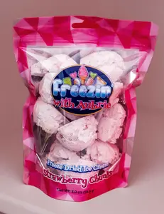 Freeze Dried Ice Cream - Strawberry Chunks Freeze Dried Ice Cream - Strawberry Chunks