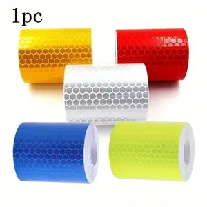 5cm * 100cm Auto Safety Warning Reflective Tape Warning Strip Decorative Body Sticker Car Automobile and Motorcycle Sticker