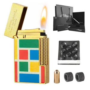 Casablanca DUPONT Vintage Multicolor Luxury Lighter (NO FUEL) with Gift Box Set perfect gift