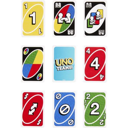 Mattel Games - UNO: Teams  [COLLECTIBLES] Card Game, Table Top Game
