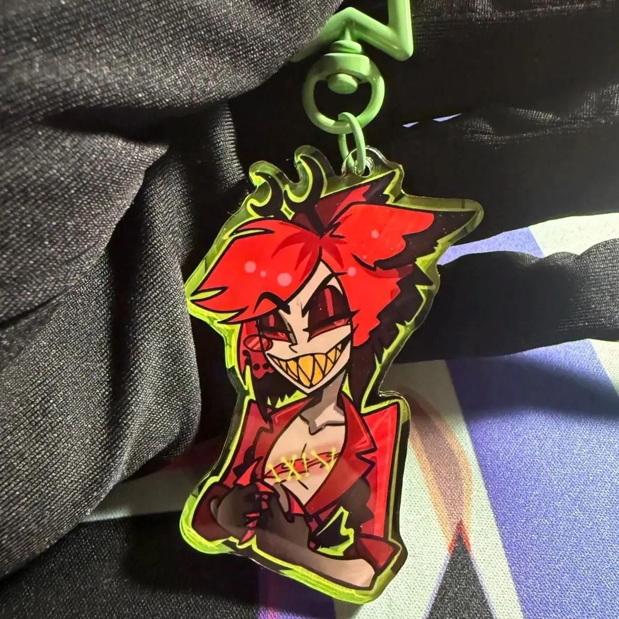 hazbin hotel keychain alastor - TikTok Shop