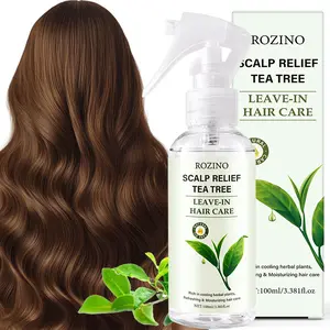 100ml Tea Tree Scalp Relief Leave - in Hair Care Spray, Contains Plenty of Cooling Herbal Plants, Refreshing and Moisturizing, Excellent for Hair Care