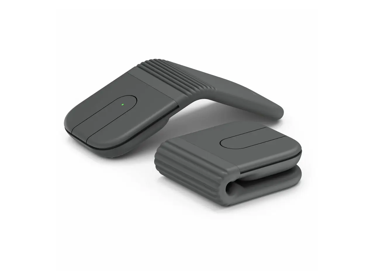 Logitech Mobi Fold - Ultra-Portable Travel Mouse - Small and Light - Touch Scroll - Quiet Clicks - 4K DPI - Bluetooth - Graphite - 910-007601
