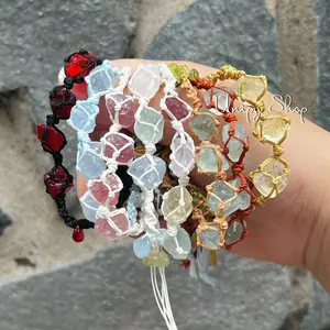 [NEW] Macrame Bracelet | Positive Energy Synthetic Stone | Gift Idea