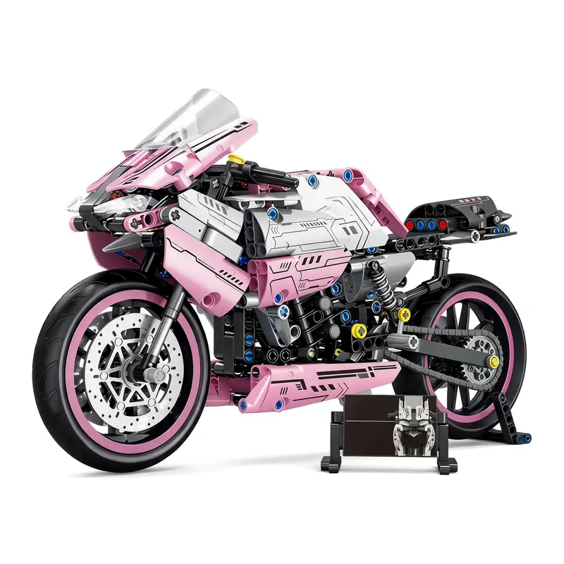 HEGOAI M1000RR Sports Racing Motorcycle Mechanical Building Block Toy Kit - Hobbies Kit Adults, Above 12/12 Years Above, Bricker Build Sets, DIY Collectible, House Decoration, Teen Boy Gift