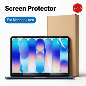 2-Pack Macbook Neo 13-Inch A18pro Screen Protector, Anti-Scratch, HD, Camera Cutout, Easy Install, Bubble-Free, Durable, Ultra-Thin