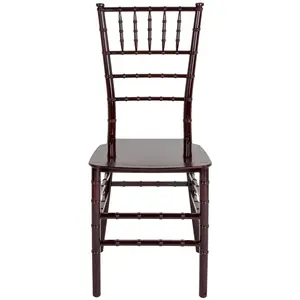 OpuLux Events Mahogany Resin Chiavari Chair – Where Elegance Meets Durability