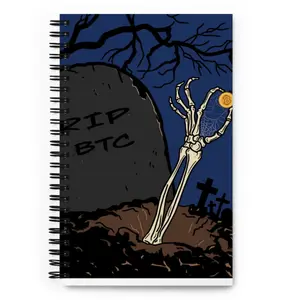 RIP Bitcoin Notebook - Bold Design, Premium Quality, RIP Bitcoin Notebook BTC CRYPTO NOTEBOOK