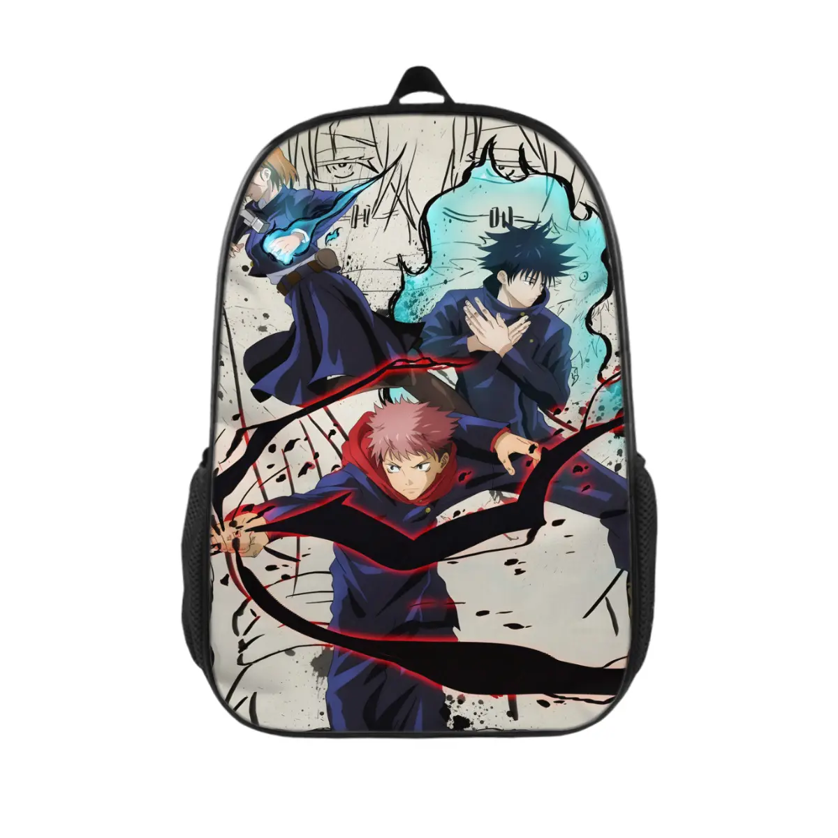 Viral TikTok Jujutsu Kaisen Anime  Backpack! Waterproof + Shockproof Laptop Sleeve 17L Holds 15” Laptop & Gym Gear for Dorm Life/Otaku Style/Travel