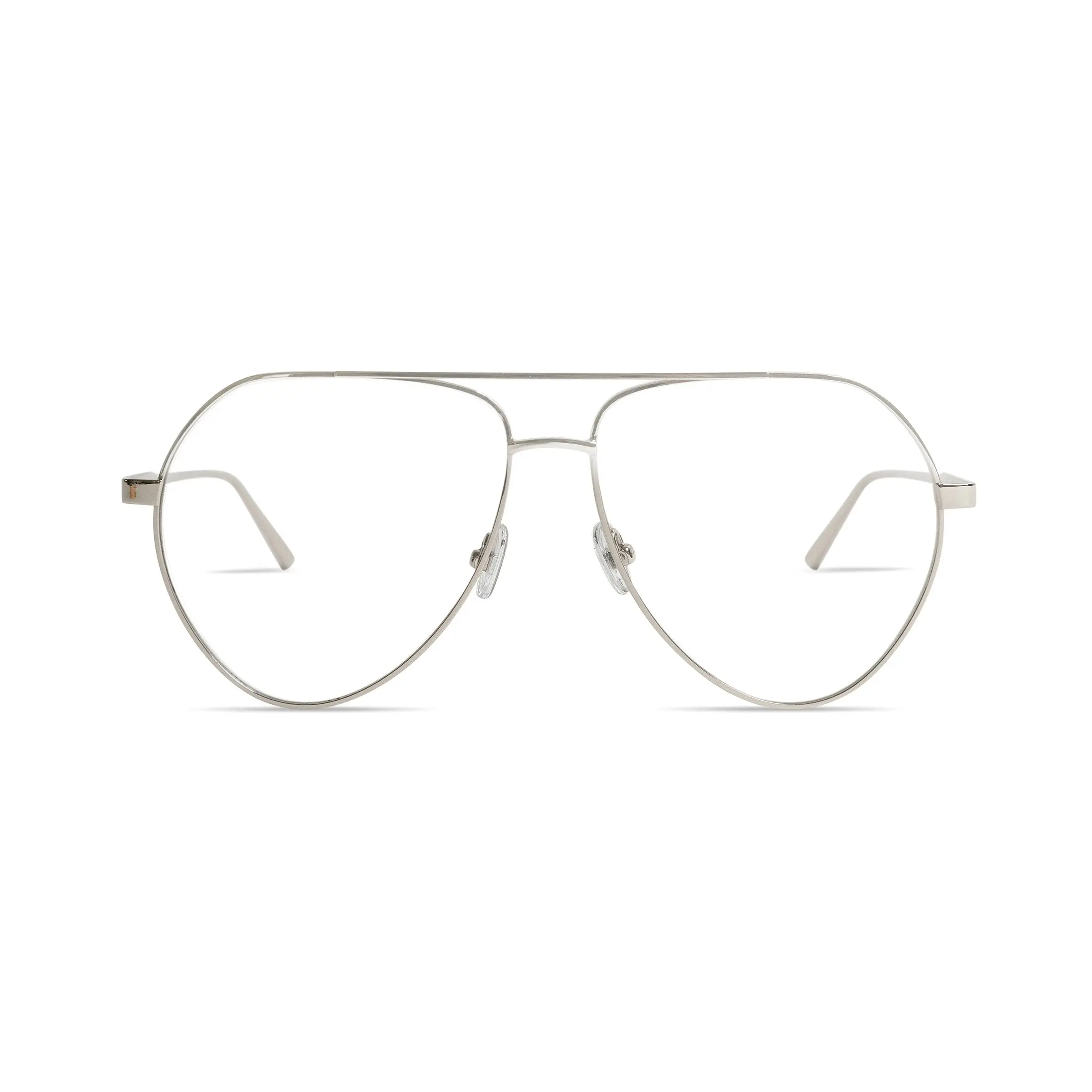Sam in Silver Metal Optical
